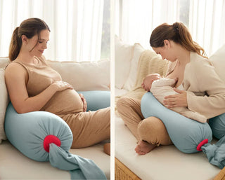 bbhugme Pregnancy Pillow 2in1 Dusty Pink