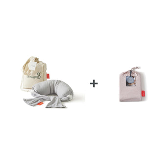 bbhugme bundle nursing pillow with extra cover