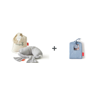 bbhugme bundle nursing pillow with extra cover