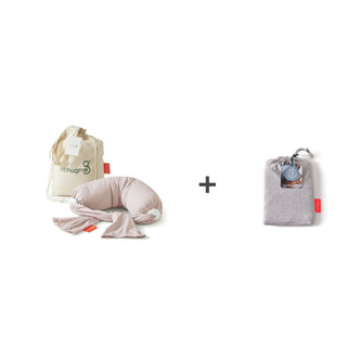 bbhugme bundle nursing pillow with extra cover