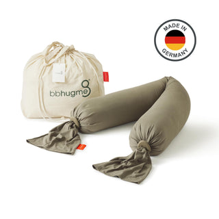 bbhugme Pregnancy Pillow Dust Olive Made in Germany